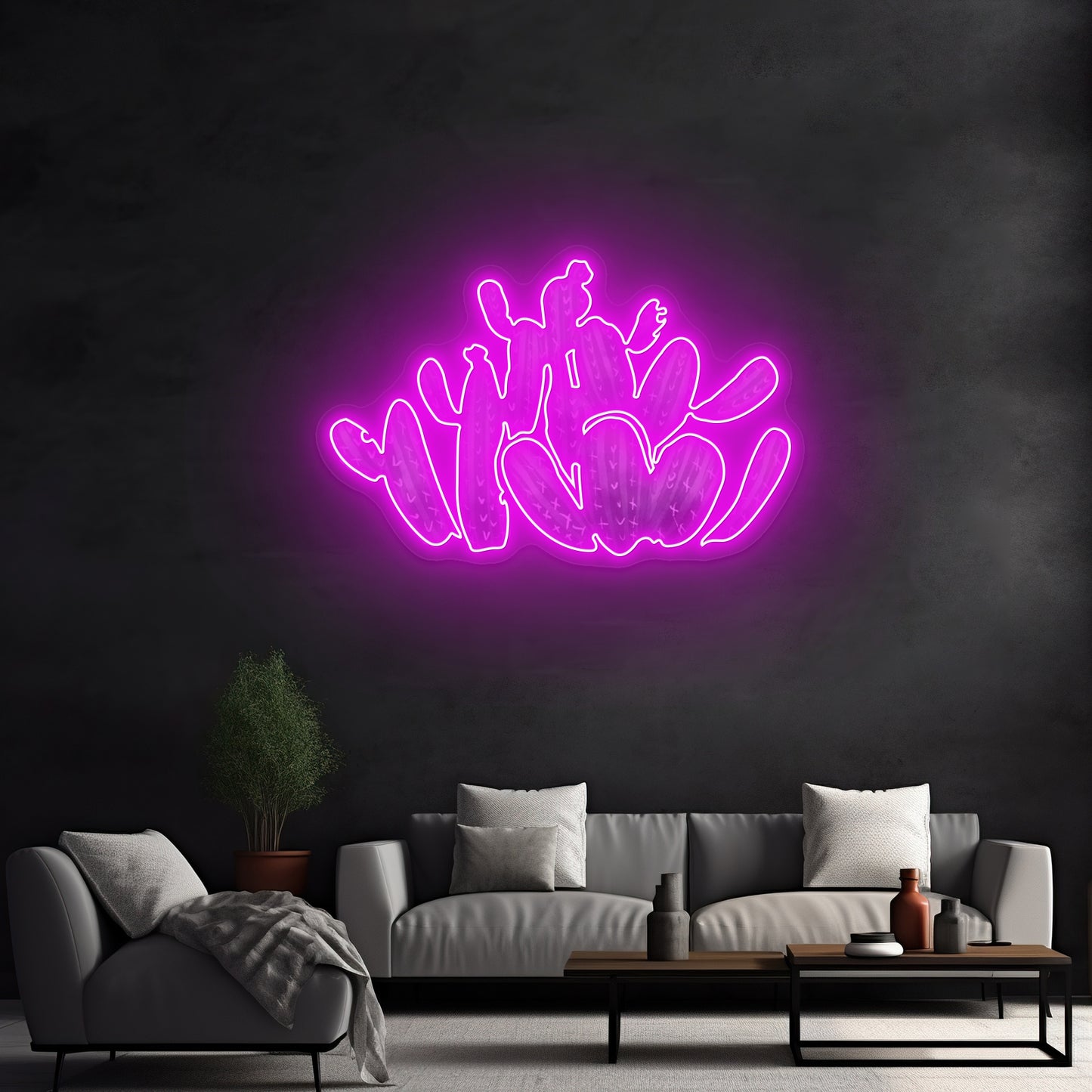 Cactus Neon Signs for home decor