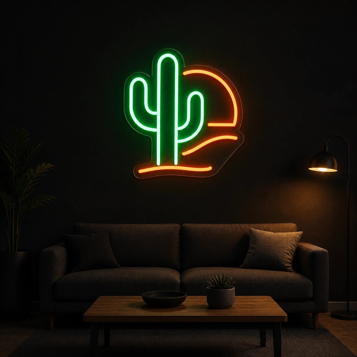 Cactus Saloon Room Vintage LED Neon Sign - Shineneon