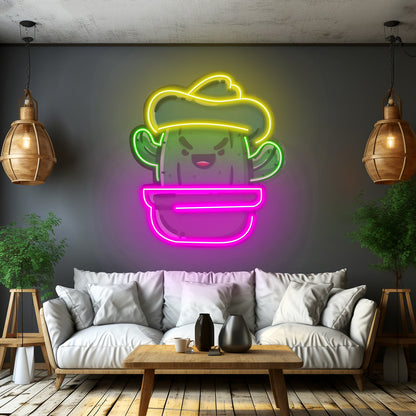 Cactus Succulent Plant Led Neon Sign Light Custom Led Signs - Shineneon