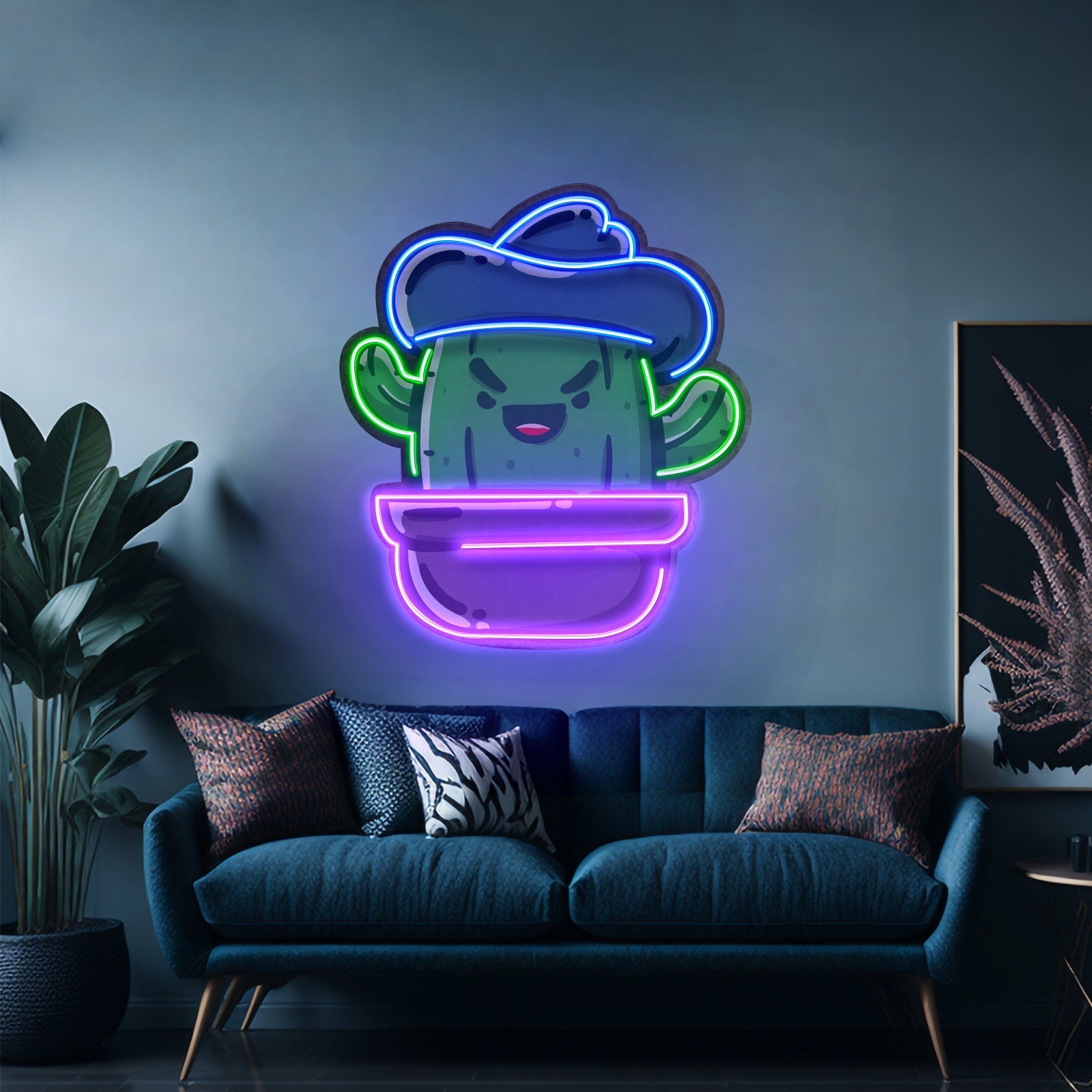 Cactus Succulent Plant Led Neon Sign Light Custom Led Signs - Shineneon
