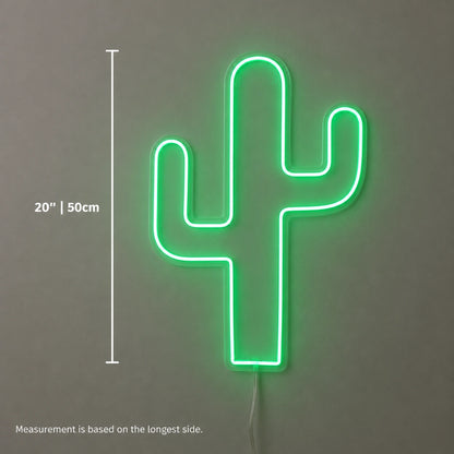 Cactus Wall Neon Sign LED Neon Sign size image