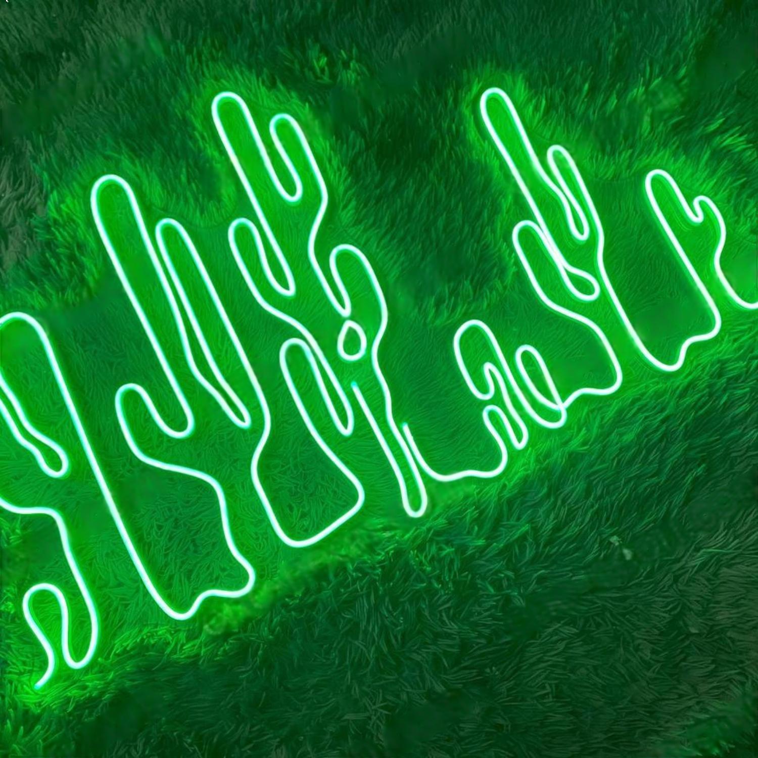 Cadillac Ranch Saloon Retro Teal Car Led Neon Sign For Home Bar Decor | Shineneon