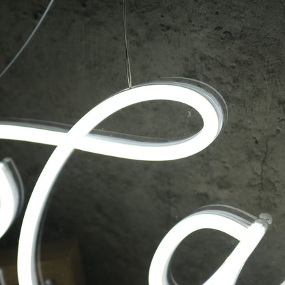 Cafe 180 Custom White Led Neon Sign - Shineneon