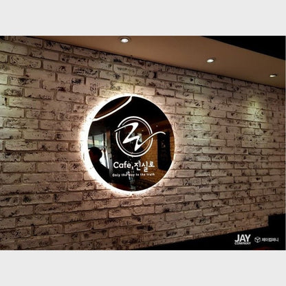 Cafe Acrylic Business Logo Sign - Shineneon
