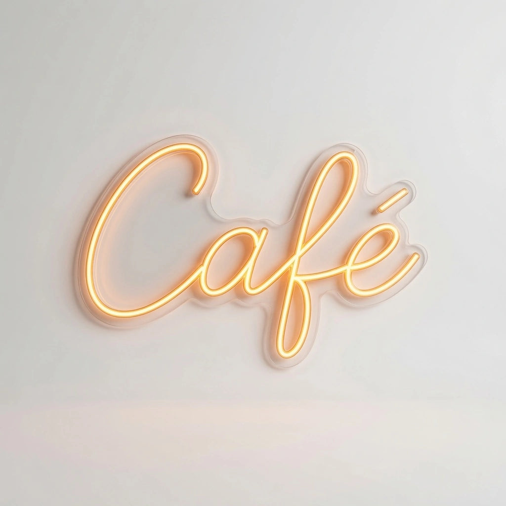 Cafe Business LED Neon Sign - 01 Original Product Image