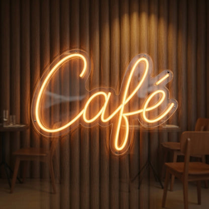 Cafe Business LED Neon Sign - 02 High-Converting Product Image