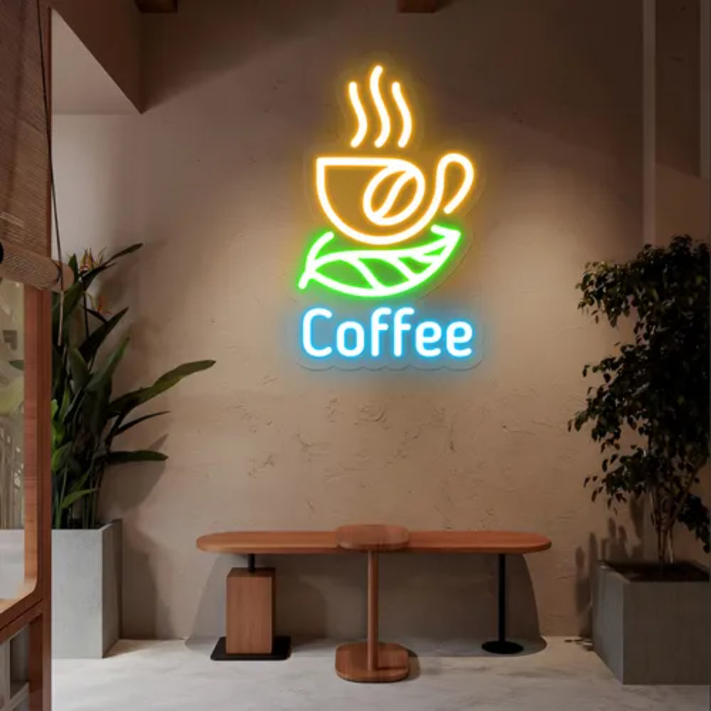 Cafe Glow Coffee Mug Led Neon Sign | Shineneon