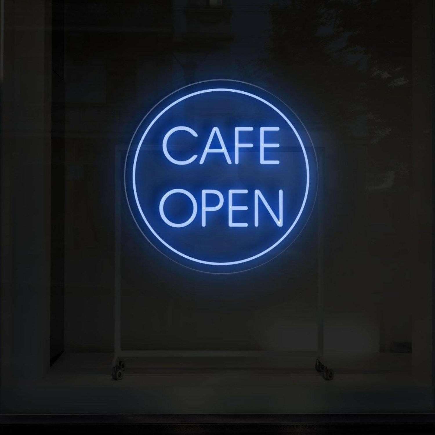 Cafe Open Neon Sign Led Lighted Window Display For Cafes | Shineneon