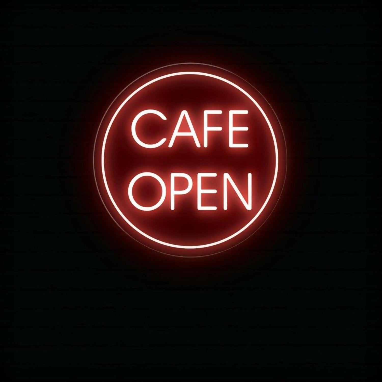 Cafe Open Neon Sign Led Lighted Window Display For Cafes | Shineneon