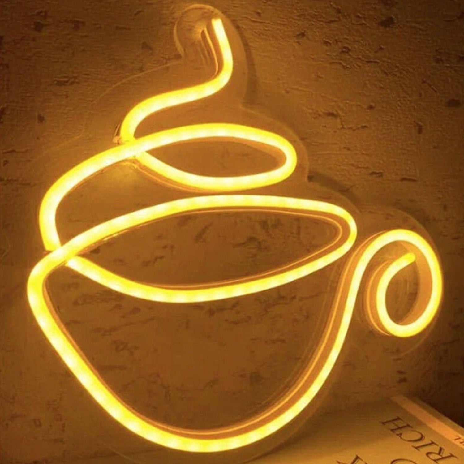 Cafe Or Kitchen Ambiance With The Led Neon Sign Coffee Cup Led Neon Sign | Shineneon