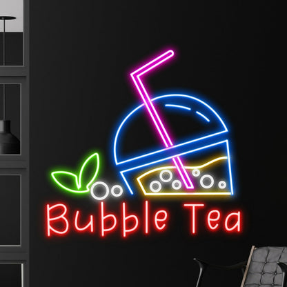 Cafe Or Kitchen Bubble Tea Led Neon Sign Home Decor | Shineneon