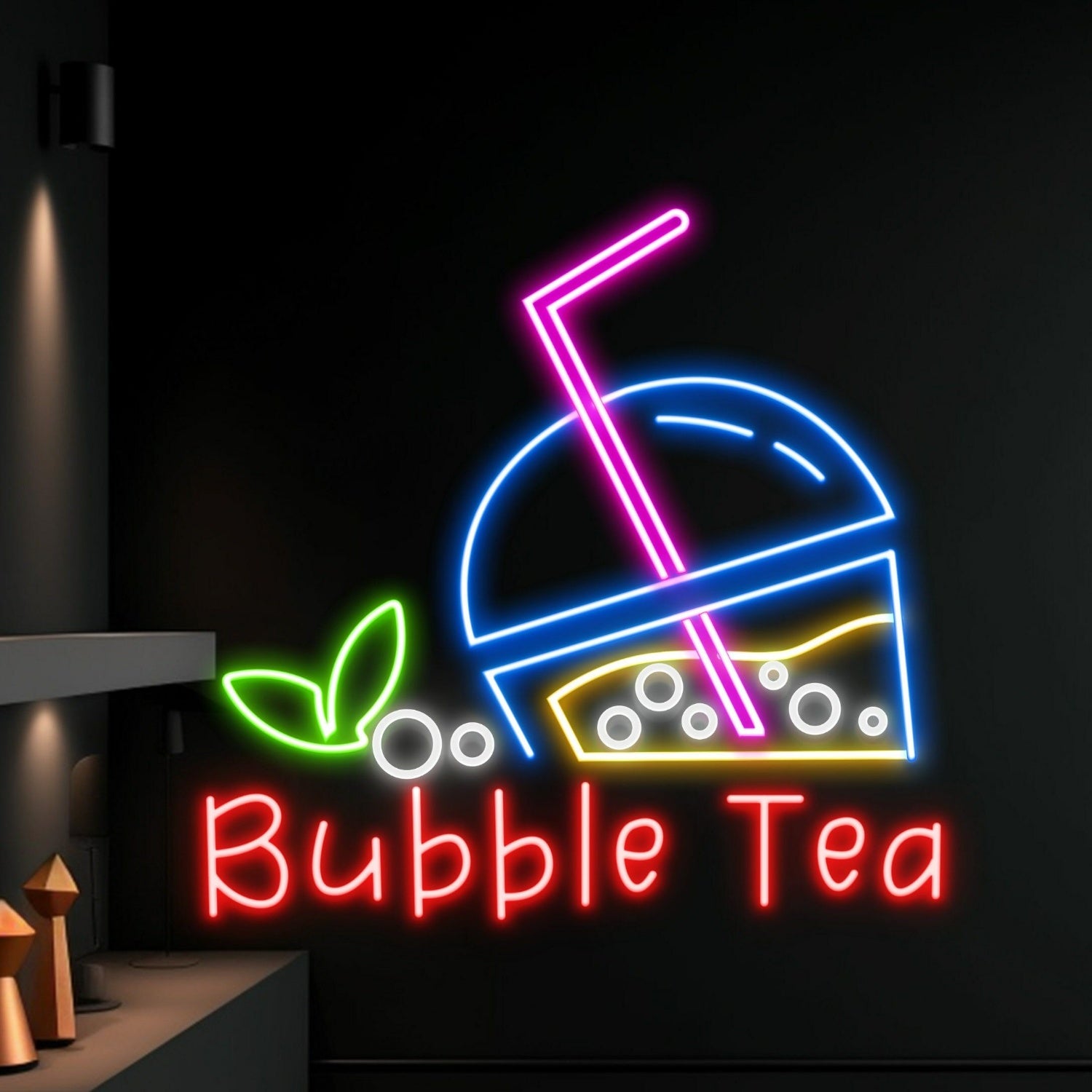 Cafe Or Kitchen Bubble Tea Led Neon Sign Home Decor | Shineneon