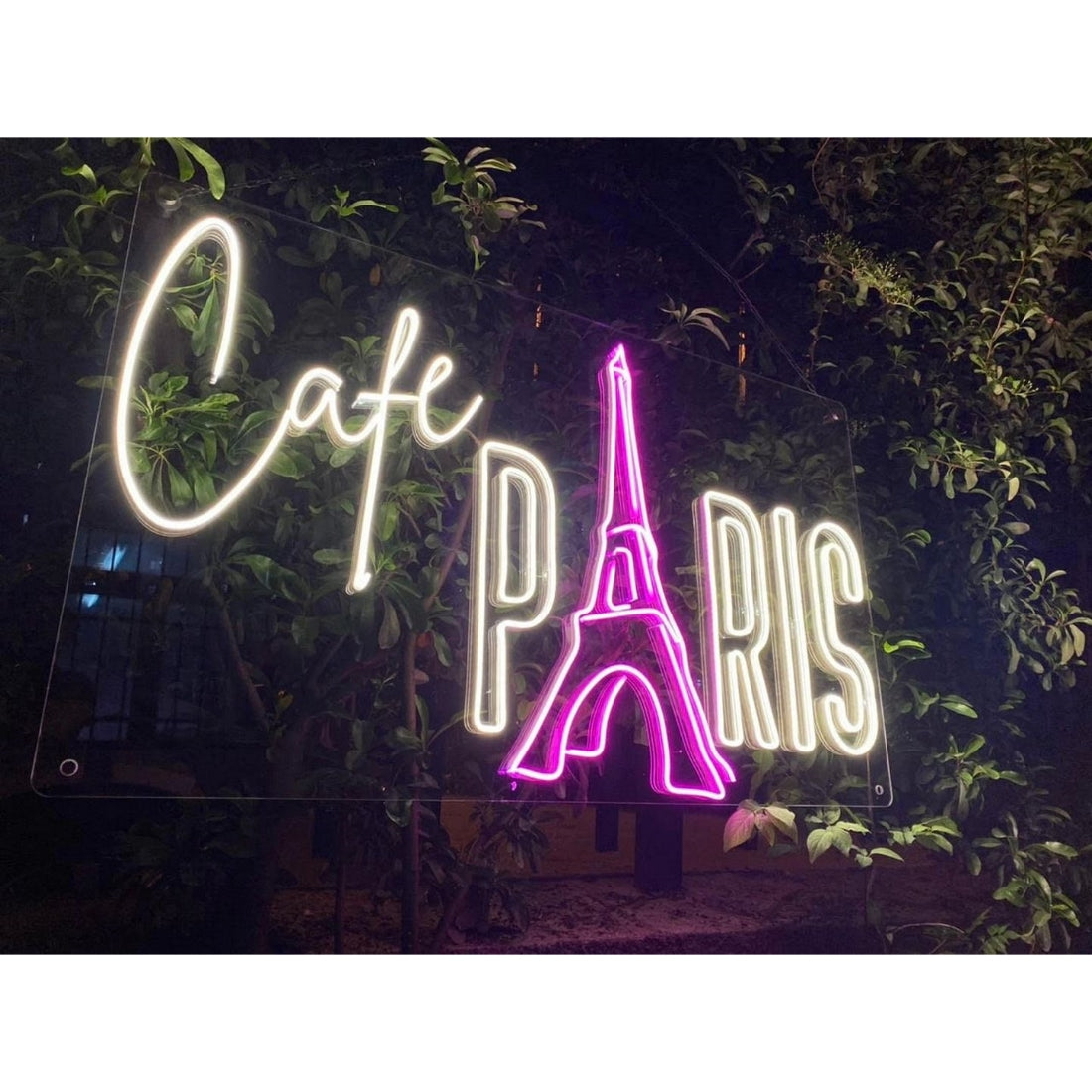 Cafe Paris Led Sign Business Neon Sign