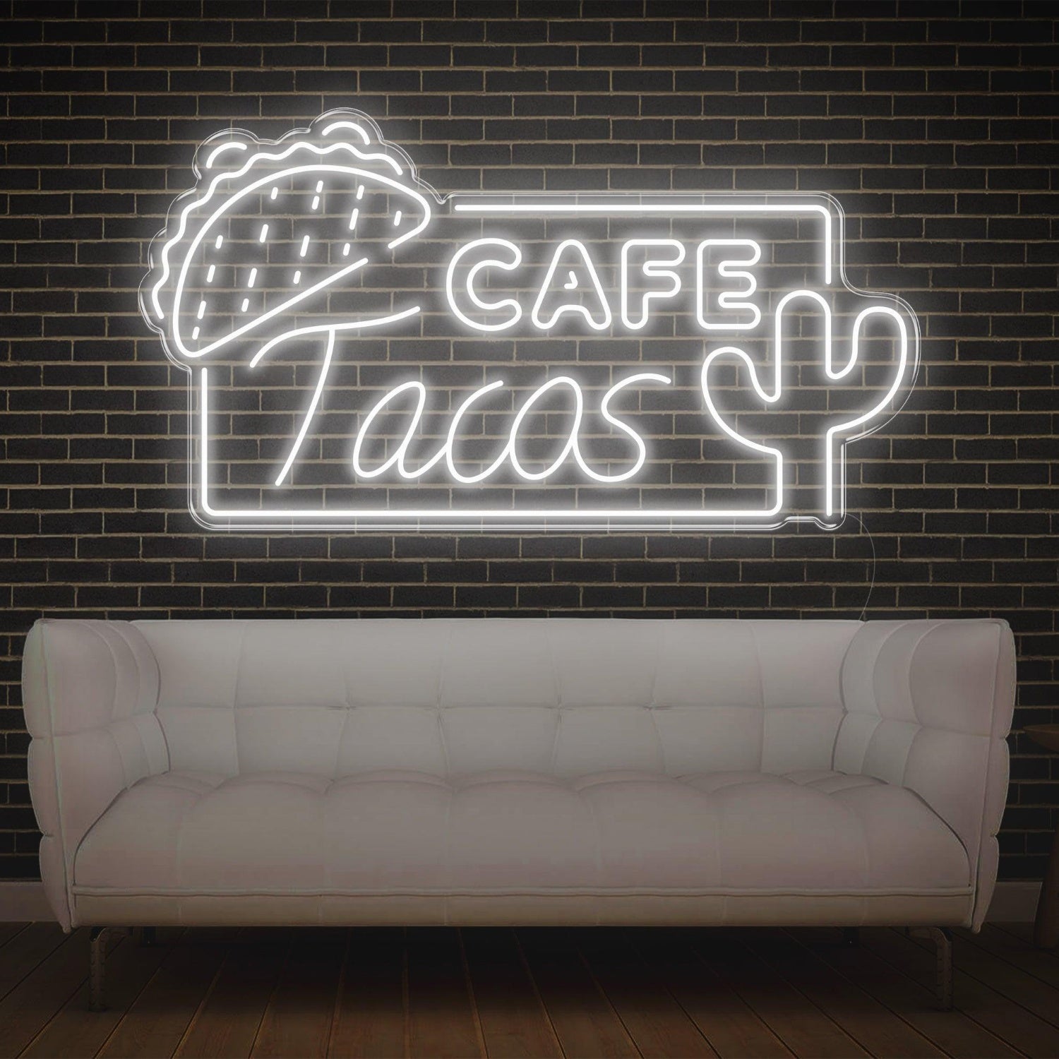 Cafe Tacos Mexican-Themed Led Neon Sign For Restaurant Cafe Decor | Shineneon