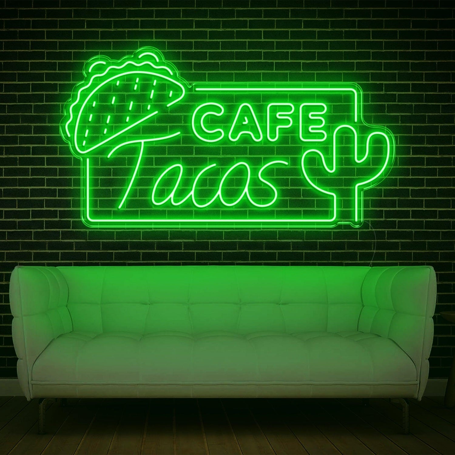Cafe Tacos Mexican-Themed Led Neon Sign For Restaurant Cafe Decor | Shineneon
