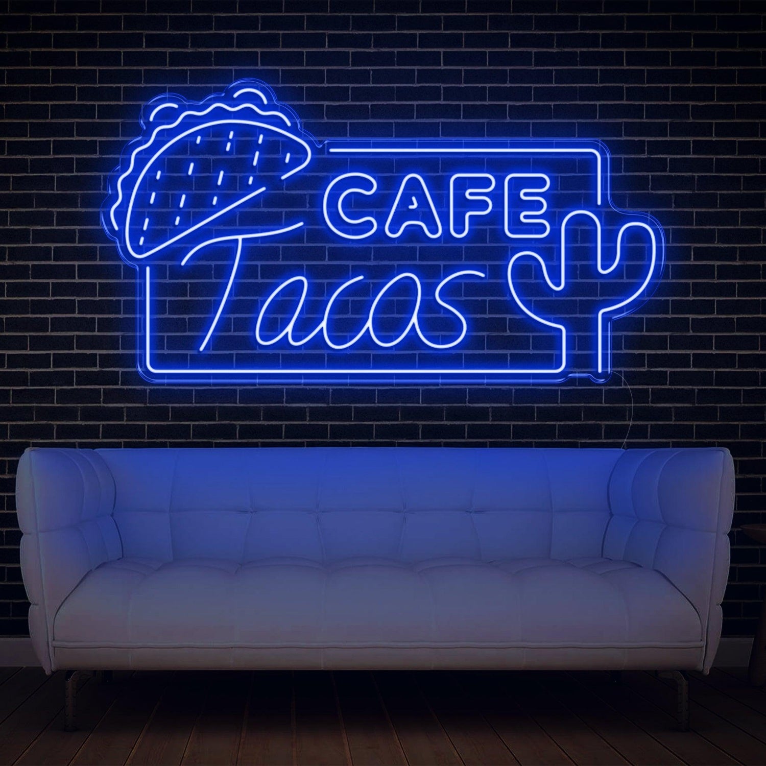 Cafe Tacos Mexican-Themed Led Neon Sign For Restaurant Cafe Decor | Shineneon