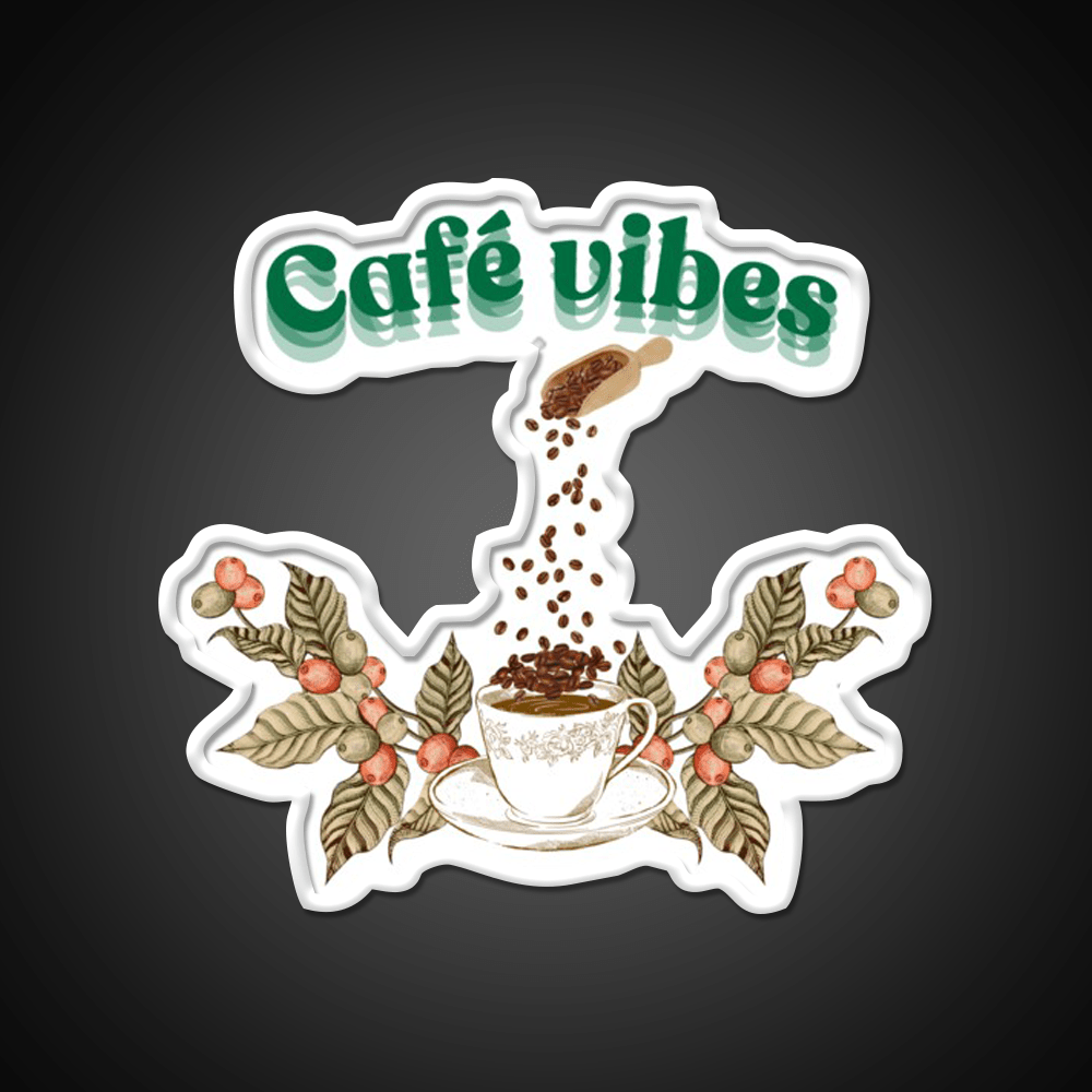 Cafe Vibes Cafe Led Neon Sign Espresso Bar Art Rgb Color - Shineneon