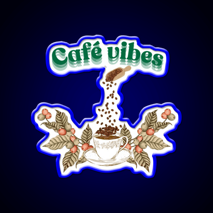 Cafe Vibes Cafe Led Neon Sign Espresso Bar Art Rgb Color - Shineneon