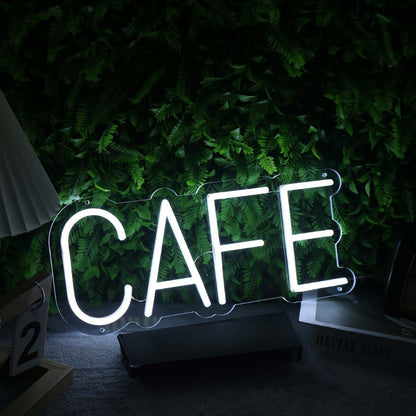 Cafe White Custom Led Neon Sign | Shineneon