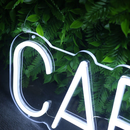Cafe White Custom Led Neon Sign | Shineneon