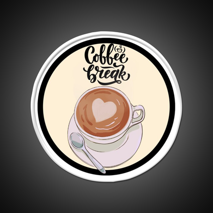 Caffeine Break Coffee Cafe Led Neon Sign Espresso Bar Art Rgb Color