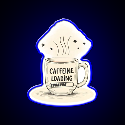 Caffeine Loading Man Cave Bar Led Neon Sign Rgb Color - LED neon sign view 5