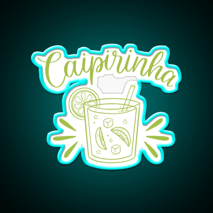 Caipirinha Cocktail Bar Decor Led Neon Sign Rgb Color - Shineneon