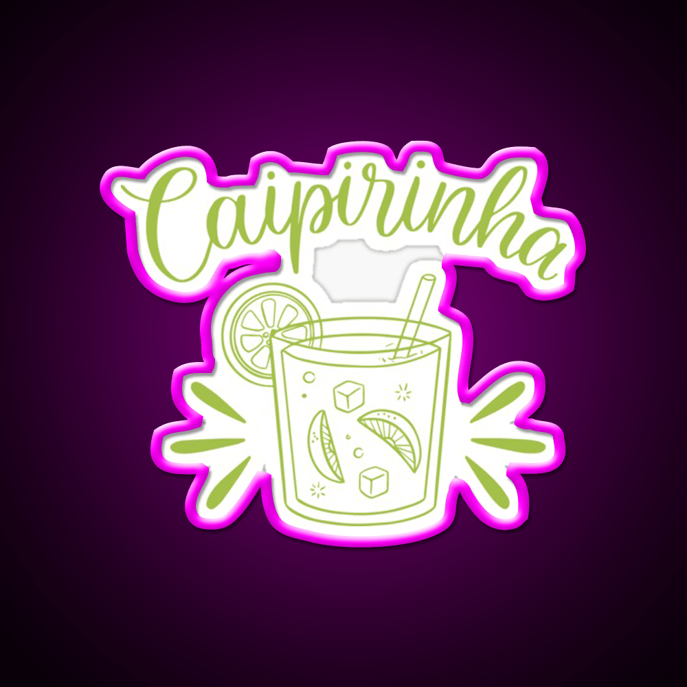 Caipirinha Cocktail Bar Decor Led Neon Sign Rgb Color - Shineneon