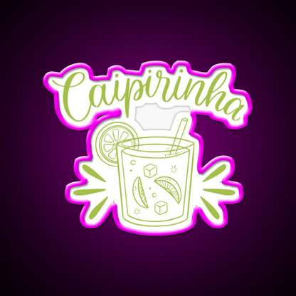 Caipirinha Cocktail Bar Decor Led Neon Sign Rgb Color - Shineneon