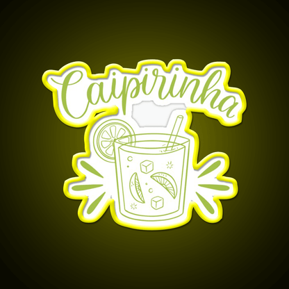 Caipirinha Cocktail Bar Decor Led Neon Sign Rgb Color - Shineneon