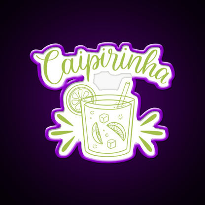 Caipirinha Cocktail Bar Decor Led Neon Sign Rgb Color - Shineneon