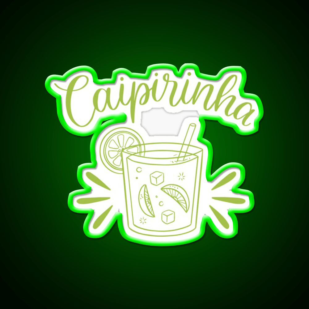 Caipirinha Cocktail Bar Decor Led Neon Sign Rgb Color - Shineneon