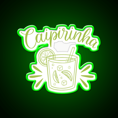 Caipirinha Cocktail Bar Decor Led Neon Sign Rgb Color - Shineneon