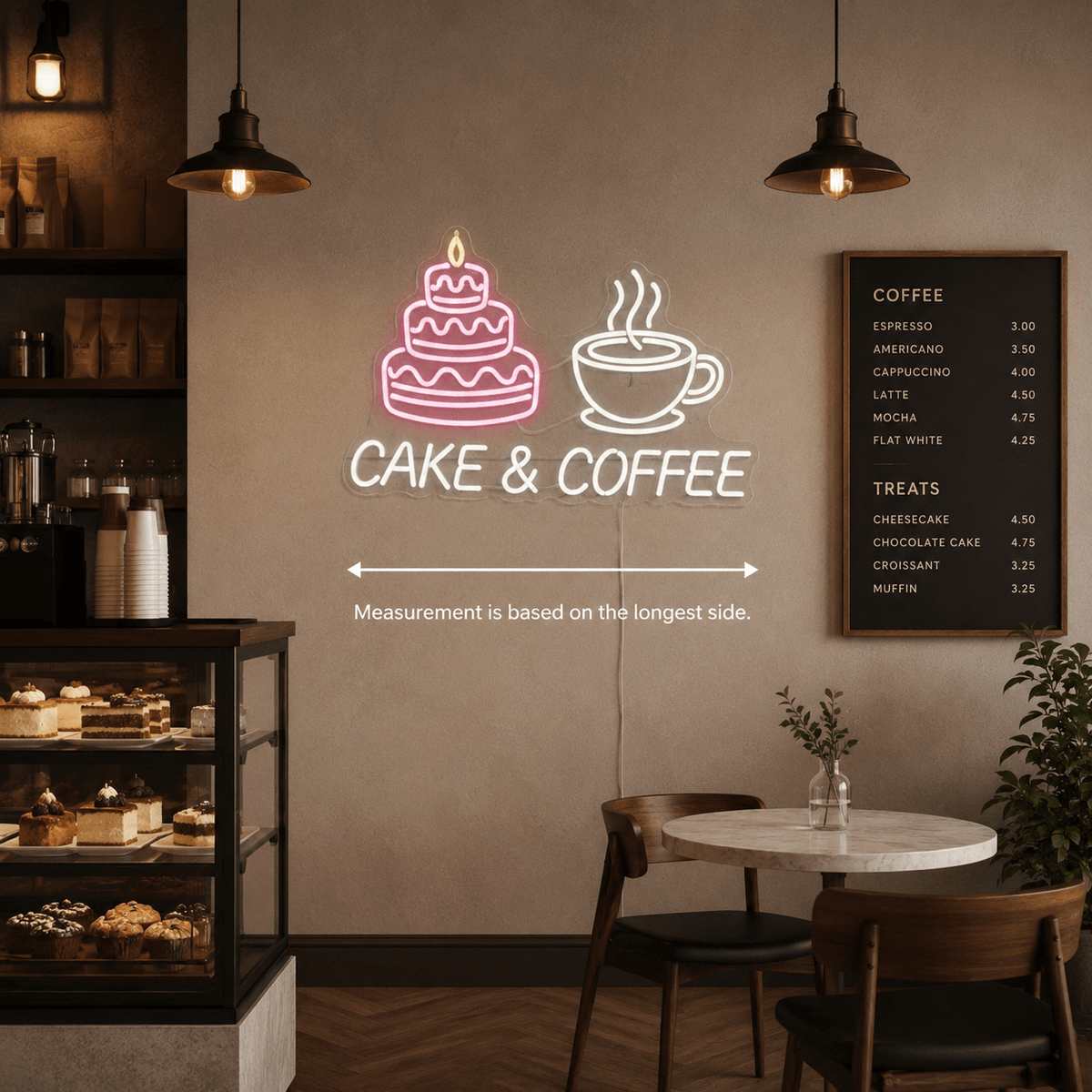 Cake And Coffee LED Neon Sign - Shineneon