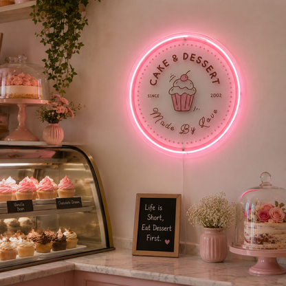 Cake And Dessert LED Neon Sign - 02 High-Converting Product Image