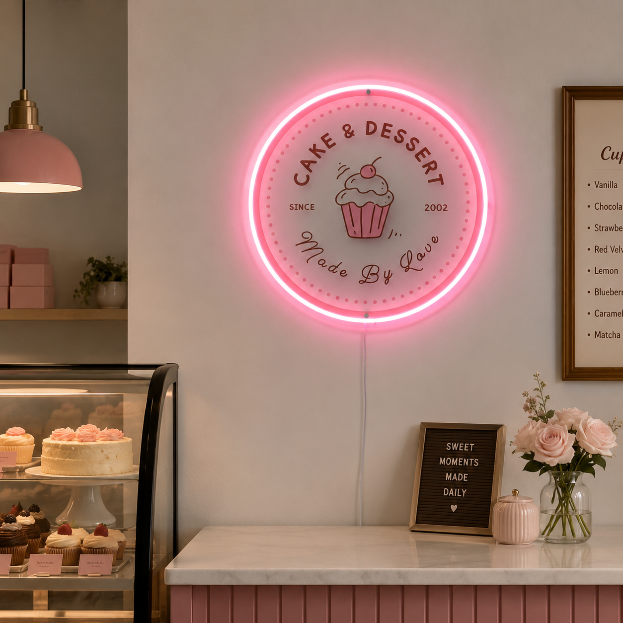 Cake And Dessert LED Neon Sign - 04 Size Image