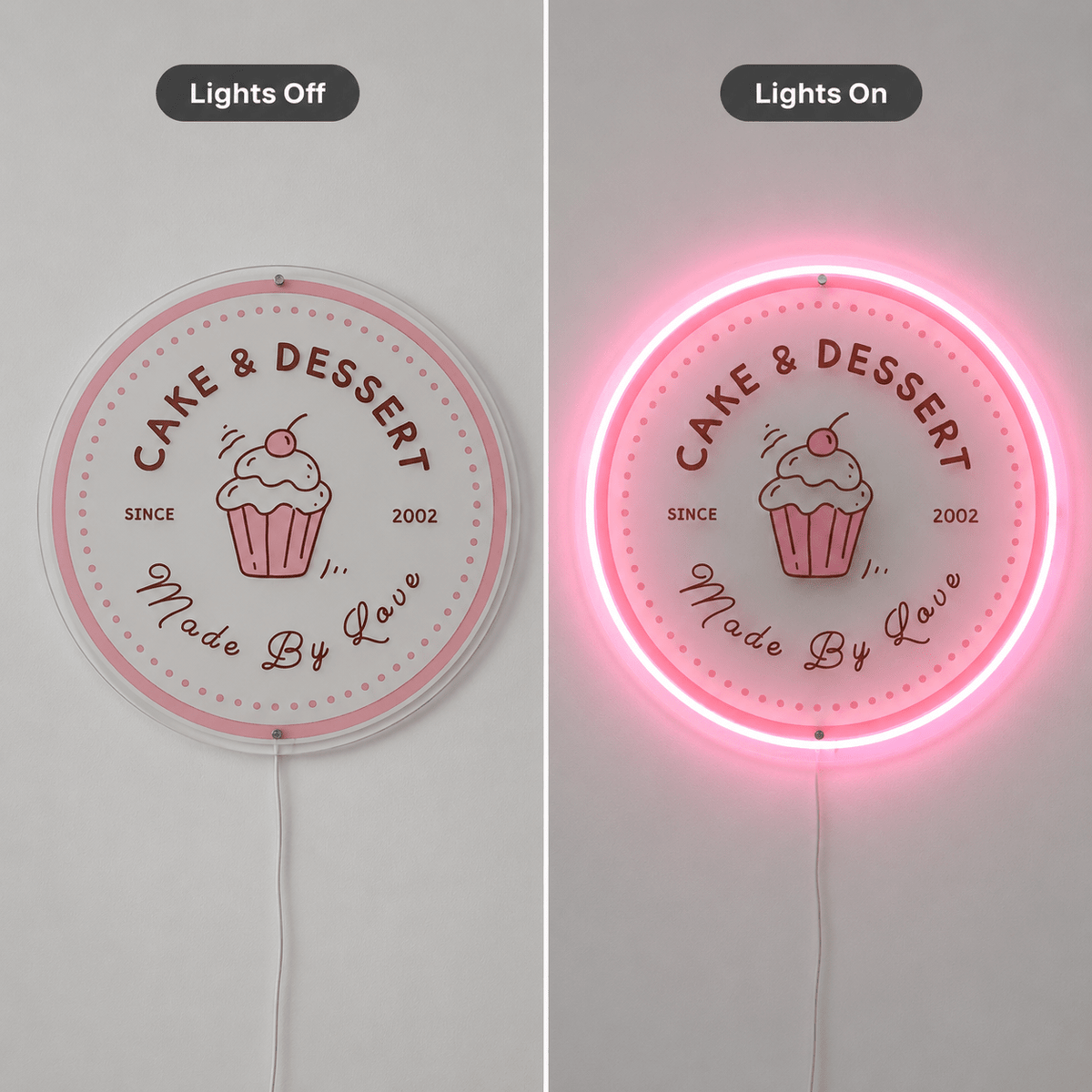 Cake And Dessert LED Neon Sign - Shineneon
