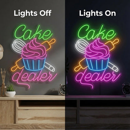Cake Lover LED Neon Sign - Shineneon