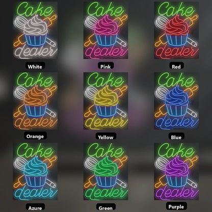 Cake Lover LED Neon Sign - Shineneon