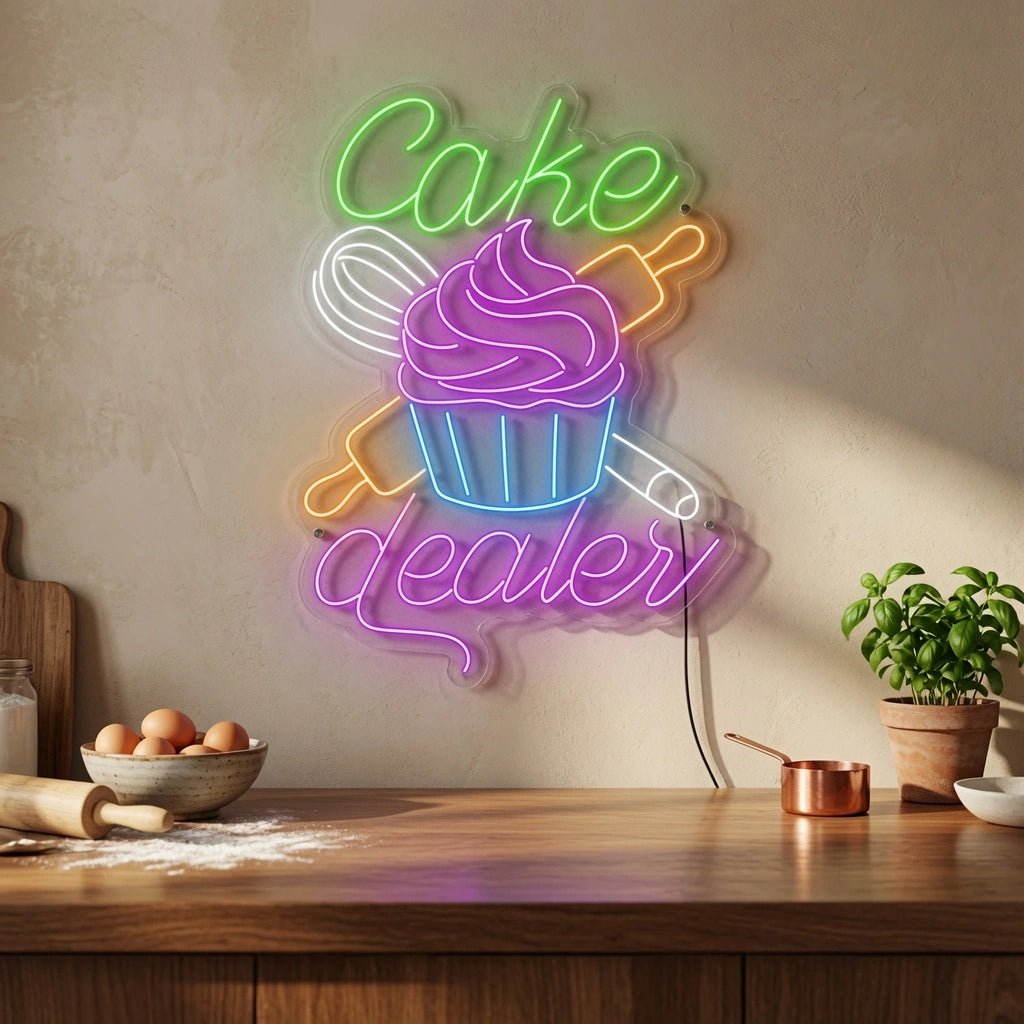 Cake Lover LED Neon Sign - Shineneon