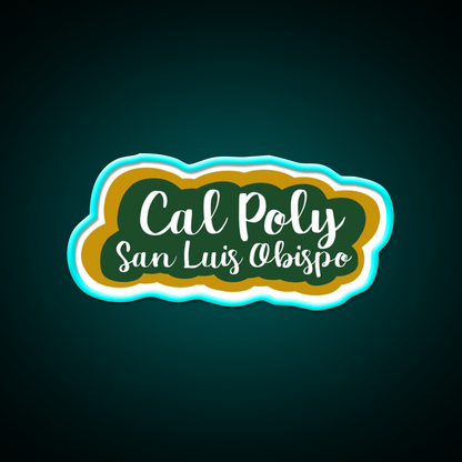 Cal Poly Slo Beer Bar Decor Led Neon Sign Rgb Color - Size and dimension reference