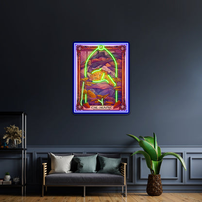 Calamity Jane The Hermit Wynonna Earp Tarot Artwork Business Neon Sign - LED neon sign view 5