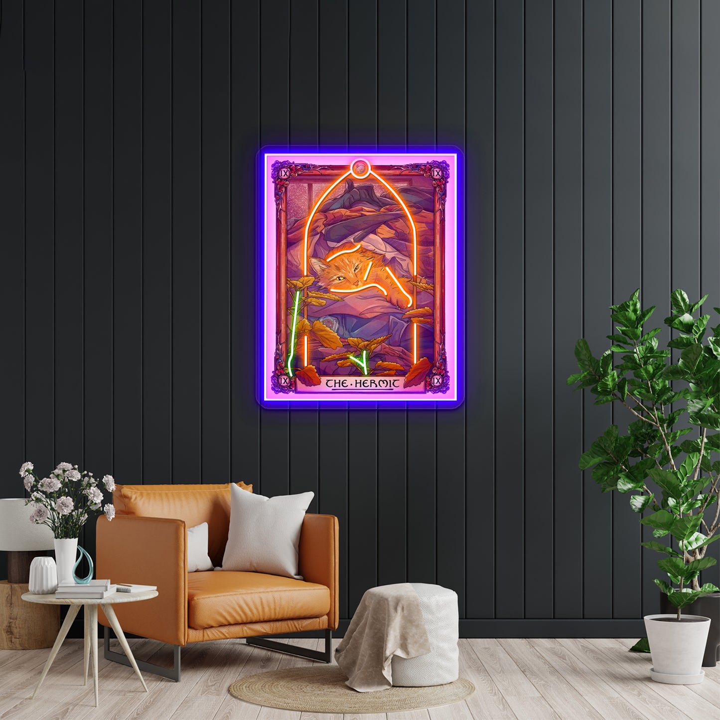 Calamity Jane The Hermit Wynonna Earp Tarot Artwork Business Neon Sign