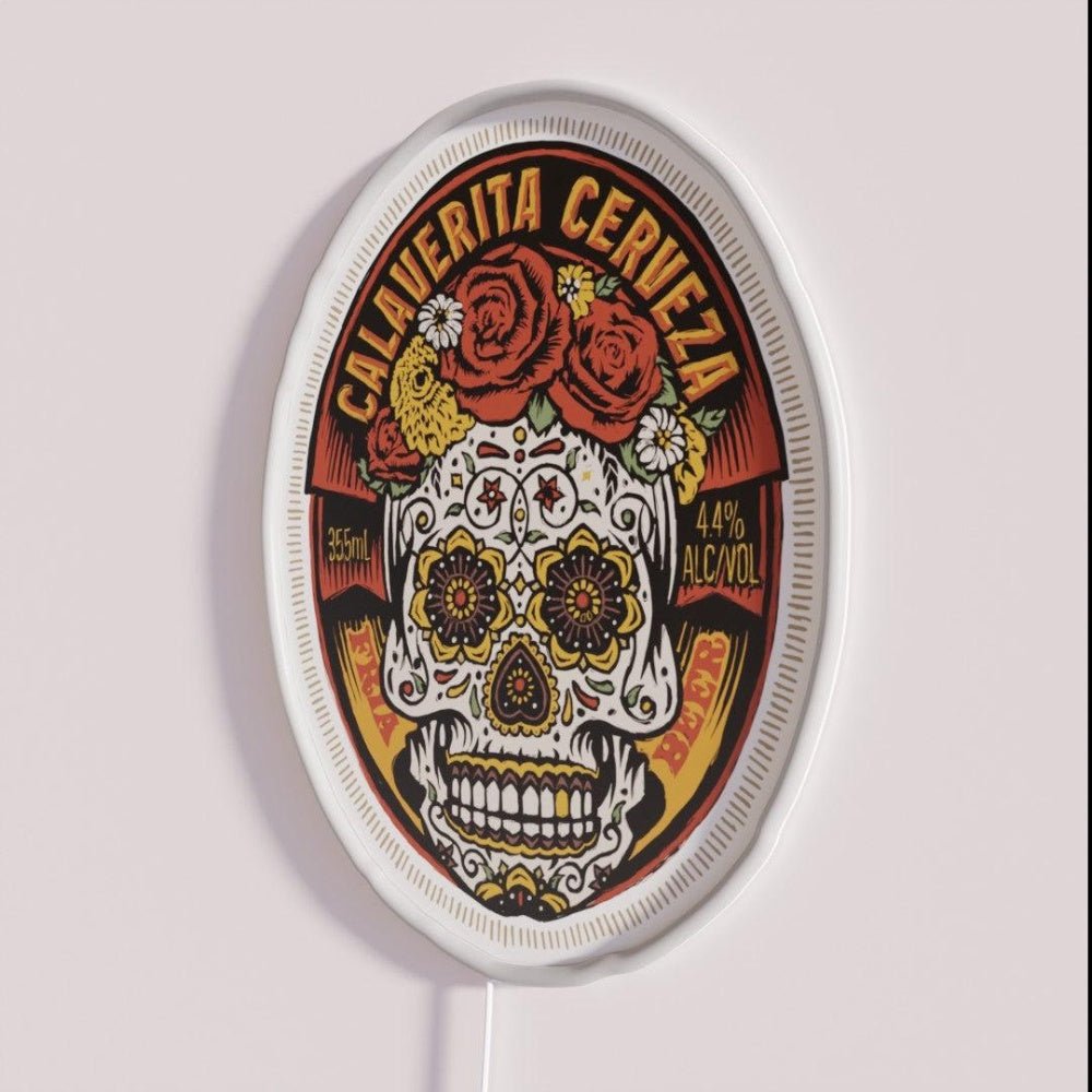 Calaverita Cerveza Rgb Led Neon Sign - Shineneon