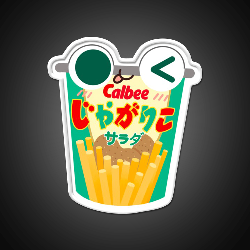 Calbee Potato Sticks Snack Food Led Neon Sign Rgb Color - Shineneon
