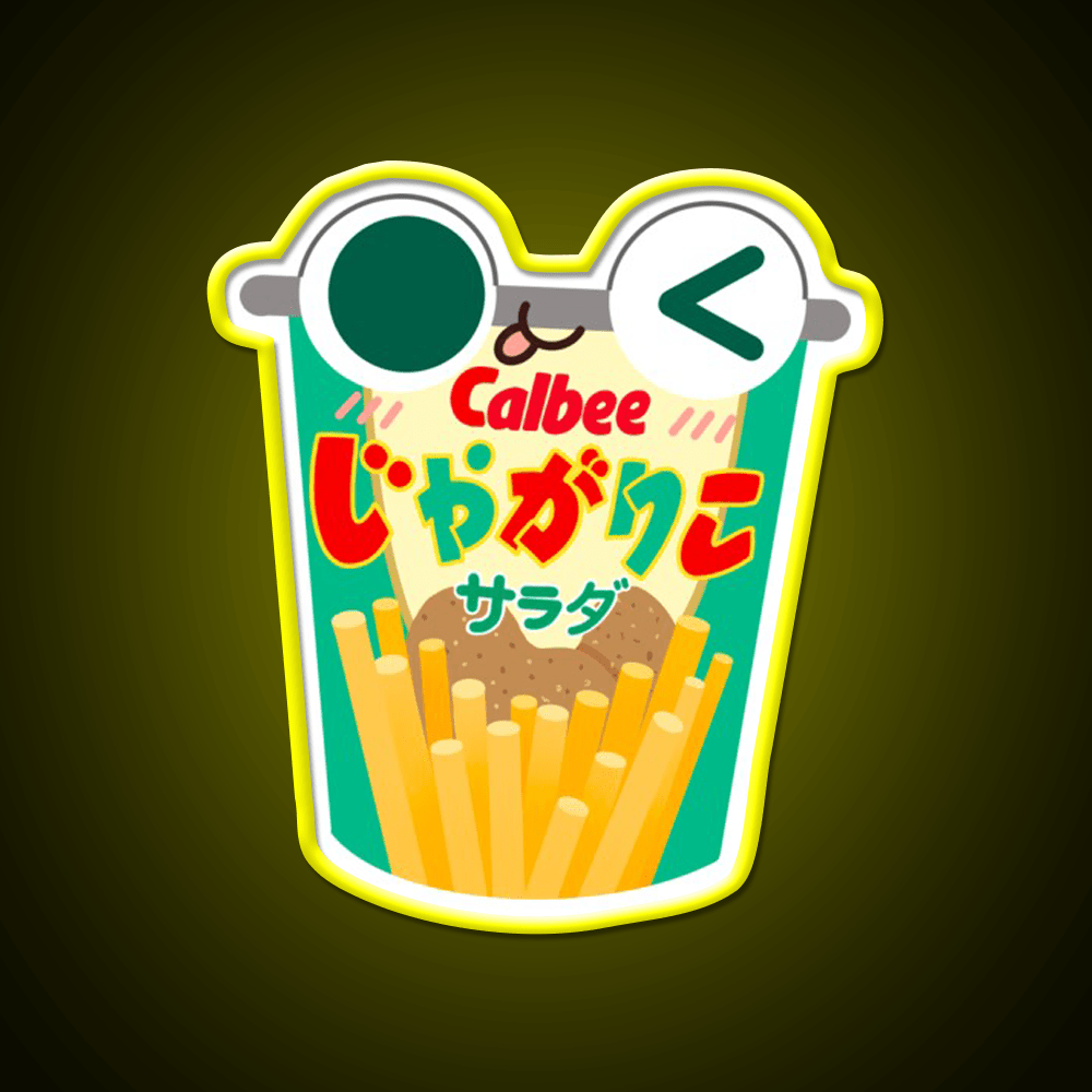 Calbee Potato Sticks Snack Food Led Neon Sign Rgb Color - Shineneon