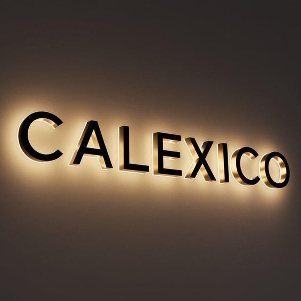 Calexico 3D Backlit Channel Letters Led Light Sign - Shineneon