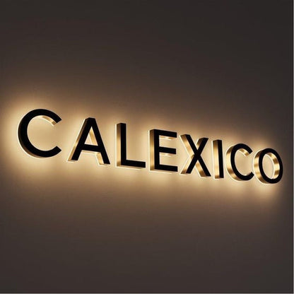 Calexico 3D Backlit Channel Letters Led Light Sign - Shineneon