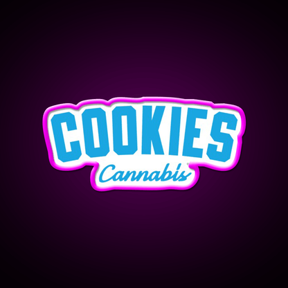 Cali Cookies Wedding Cake Hemp Inspired Green Leaf Led Neon Sign Rgb Color - Shineneon