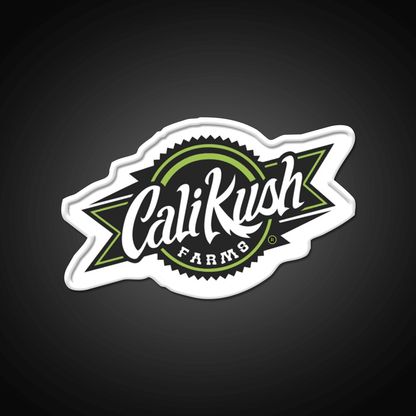 Cali Kush Farms Hemp Inspired Green Leaf Led Neon Sign Rgb Color - Shineneon